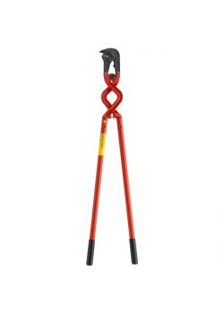 Steel wire mesh cutter - red painted - length 1000 mm - red painted