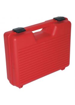 Toolbox - reinforced - empty - internal dimensions 384 x 294 x 104 mm - red or black - external dimensions 390 x 300 114 mm