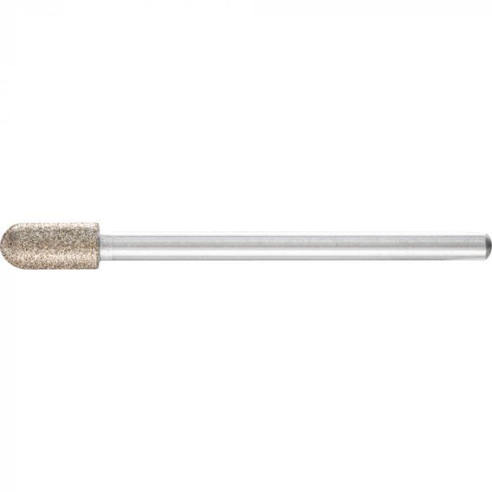 PFERD CBN-Schleifstift - Walzenrundform WR - Korngröße B 126 - Außen-ø 5 und 6 mm - Schaft-ø 3 mm