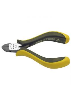 Electronics side cutting pliers - length 120 mm - ESD-safe - polished