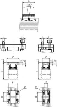 Pendulum For Piston Rod Less Cylinders -  Broad