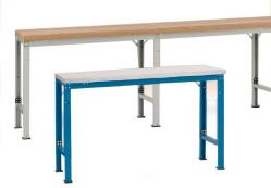 Grundlæggende arbejdsbord - højde 740-1040 mm - plast