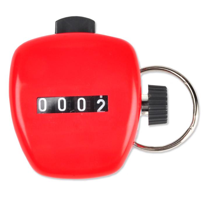 Hand piece counter "H 20" - with zero-point position - 4-digit - red