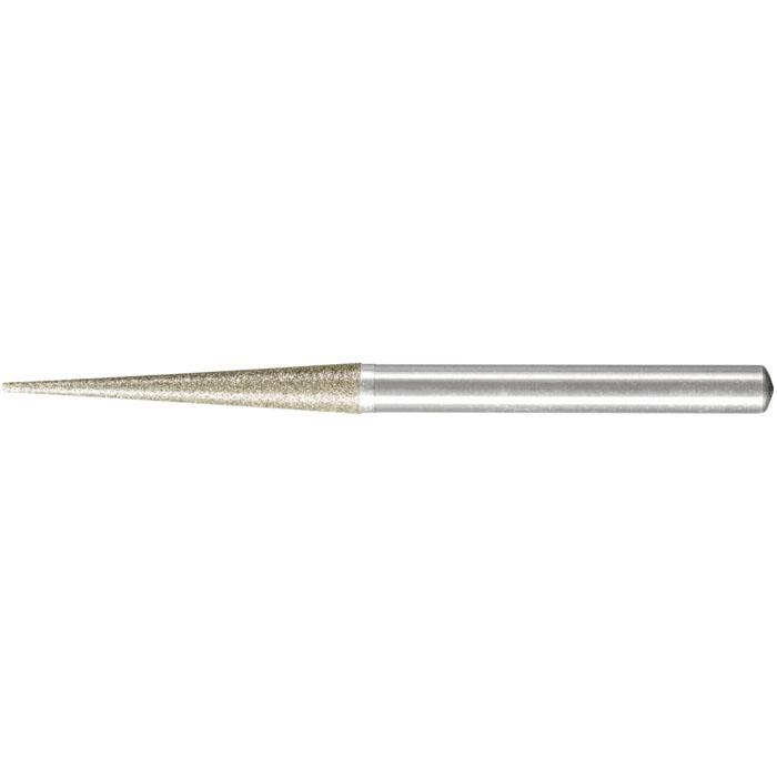 Grinding pin - PFERD - Diamond - Shaft Ø 6 mm - Spiked conical shape