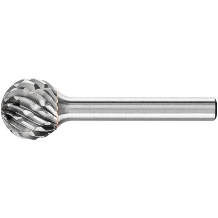 Frässtift - PFERD - Hartmetall - Schaft-Ø 6 mm - für Stahl - Kugelform