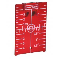 Nedo magnetic target board red or green - for line laser - Price per piece