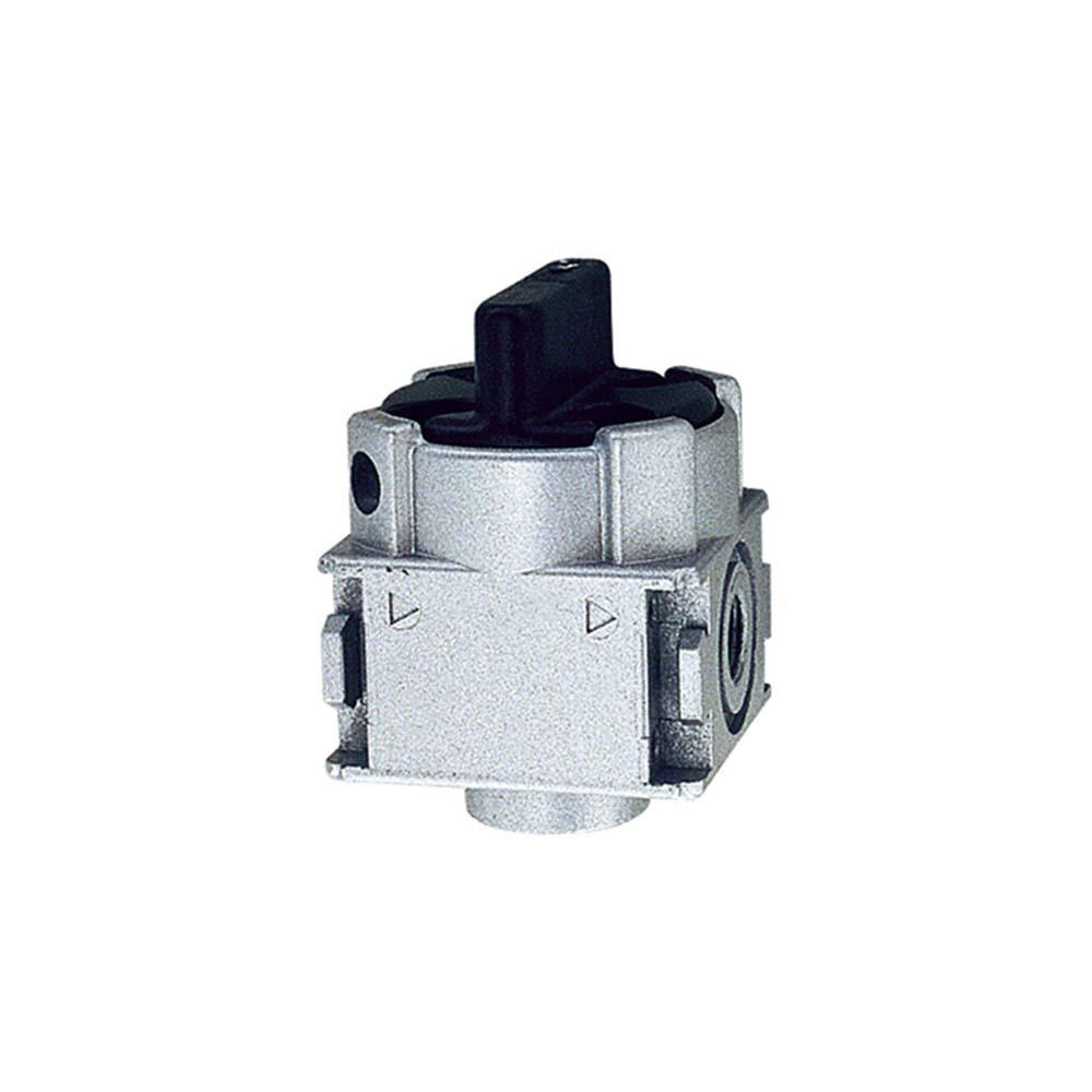 3/2-way ball valve "multifix-mini" - BG 0 - G 1/8" or G 1/4" - lockable - with vent hole - Price per piece