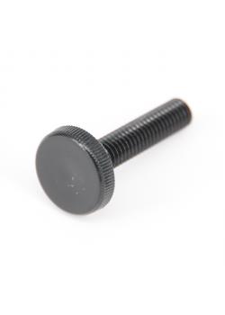 knurled screws - M 4 x 25 to M 6 x 30 mm - PA 6.6 black / black nylon