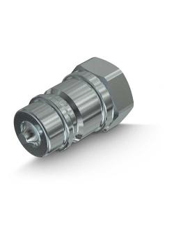 Faster plug-in coupling series NV - plug - steel chrome-plated - DN 6 to 50 - internal thread - PN to 350