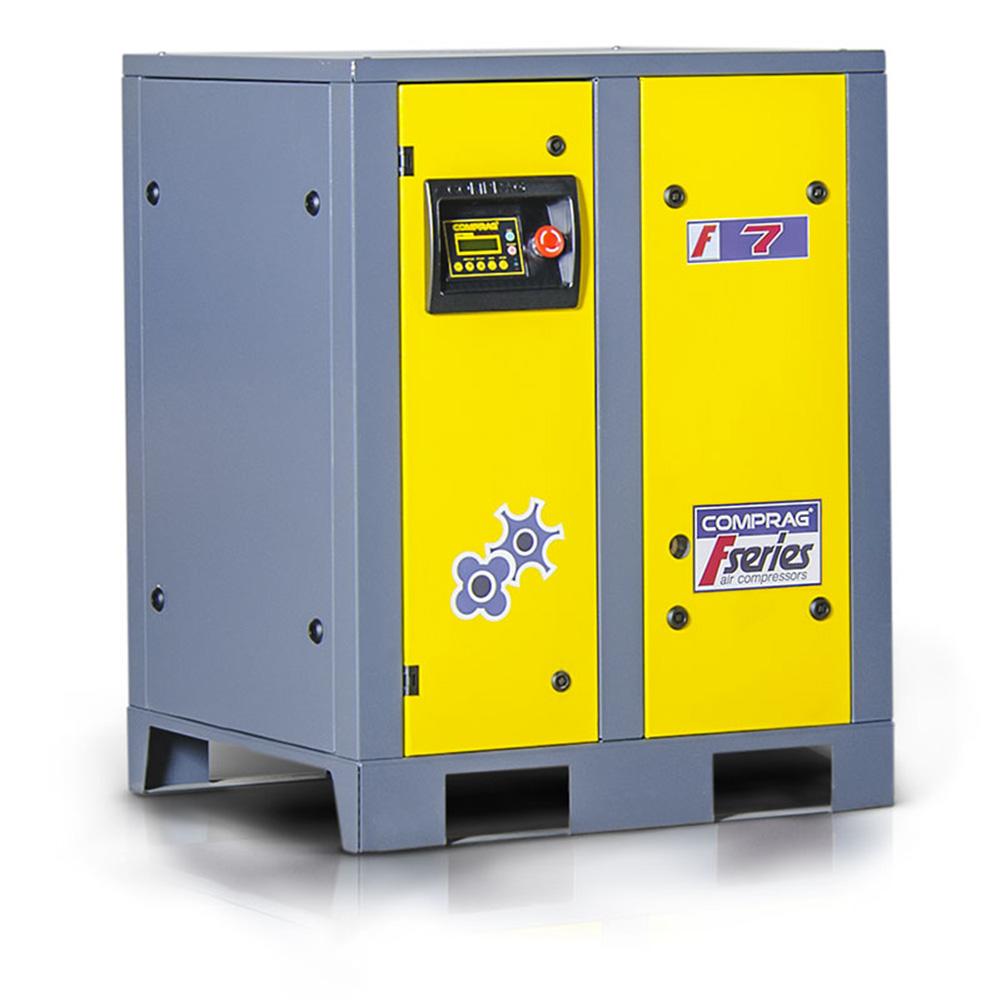 Ruuvikompressori F05 - perusversio - teho 5,5 kW - PN 8 - 13 bar - syöttötilavuus 0,55 - 0,75 m³/min - 400 V/3 Ph/50 Hz