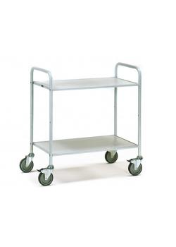 Office Cart - 150 kg - 2 hyllyä ja avoin sivuseinät