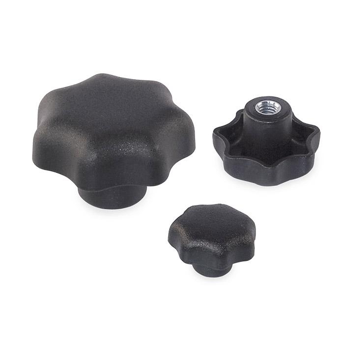 star grip nuts - similar. DIN 6336 - Ø 32, 40 and 50 mm - M 6, M 8 and M 10