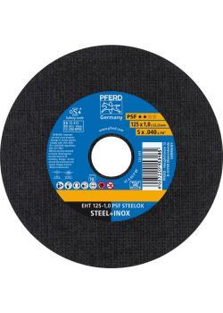 Disco da taglio - PFERD - PSF STEELOX - versione diritta EHT - Ø esterno da 76 a 230 mm - sistema di serraggio 10,0/16,0/22,23 mm - prezzo per confezione