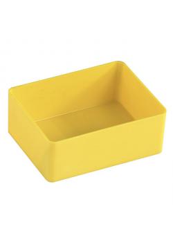 Zusammensetzbare Behälter - Farbe gelb - 74 x 100 x 38 mm