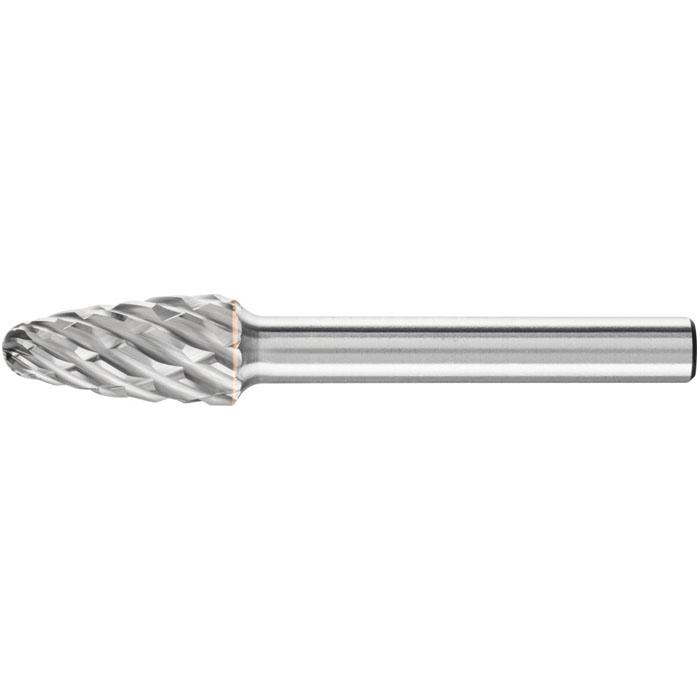 Frässtift - PFERD - Hartmetall - Schaft-Ø 6 mm - für Stahl - Rundbogenform