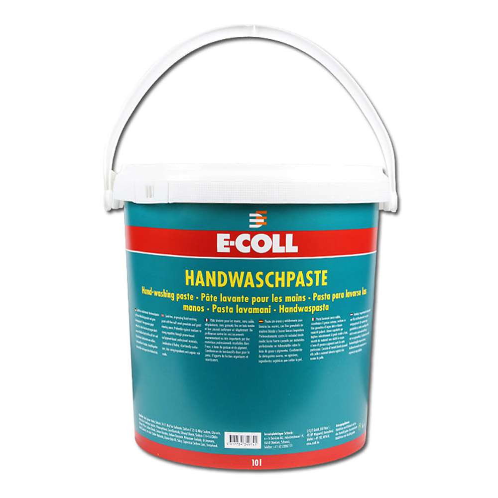 E-COLL Handwaschpaste 0,5 Liter/ 10 Liter/ 30 Liter - VE 1 und 20 Stück