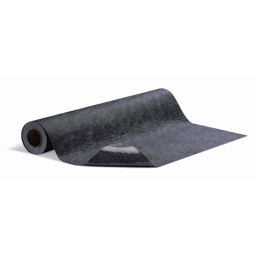 PIG® Grippy® self-adhesive floor mat roll - PP - gray or black - width 61 to 183 cm - absorbs 6 to 30 l/roll - price per roll