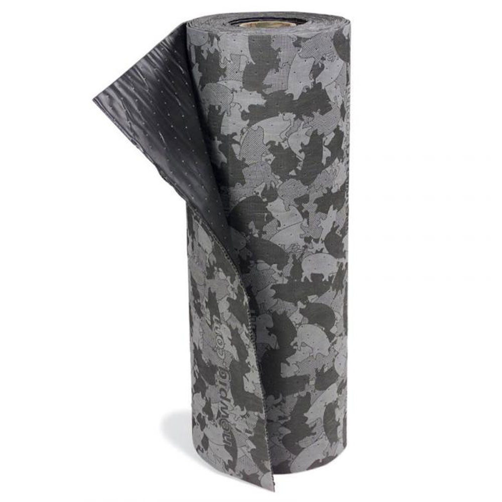 Absorpsjonsmatte HAM-O - polypropylen - kamuflasjegrå - absorberer opptil 1795,5 l/PU - rull eller matte - pris pr PU