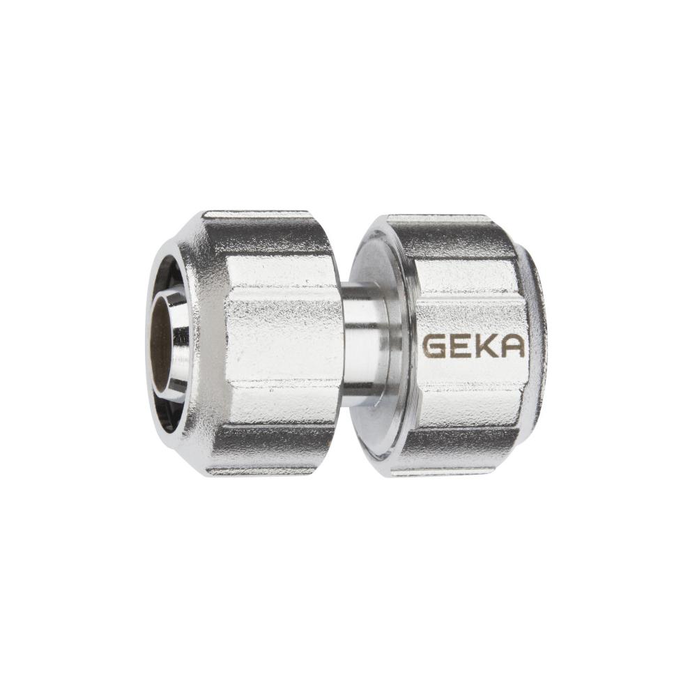 GEKA® plus hose connector - plug-in system - chrome-plated brass - hose size 1/2" to 3/4" - PU 5 pieces - price per PU