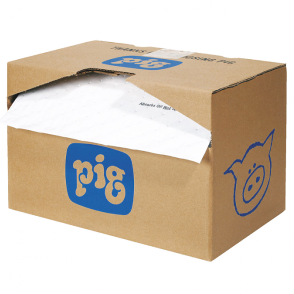 PIG® 4-in-1® Oil Only Rolle - absorbiert 34,8 oder 66 l/Rolle - Breite 41 cm - Länge 24 oder 46 m - Preis per Rolle