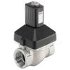 2/2-way - Solenoid valve - Type 6213 - positively operated - brass - multi media - female thread G 3/8" to G 1" - N.C. - PN 0 to 10