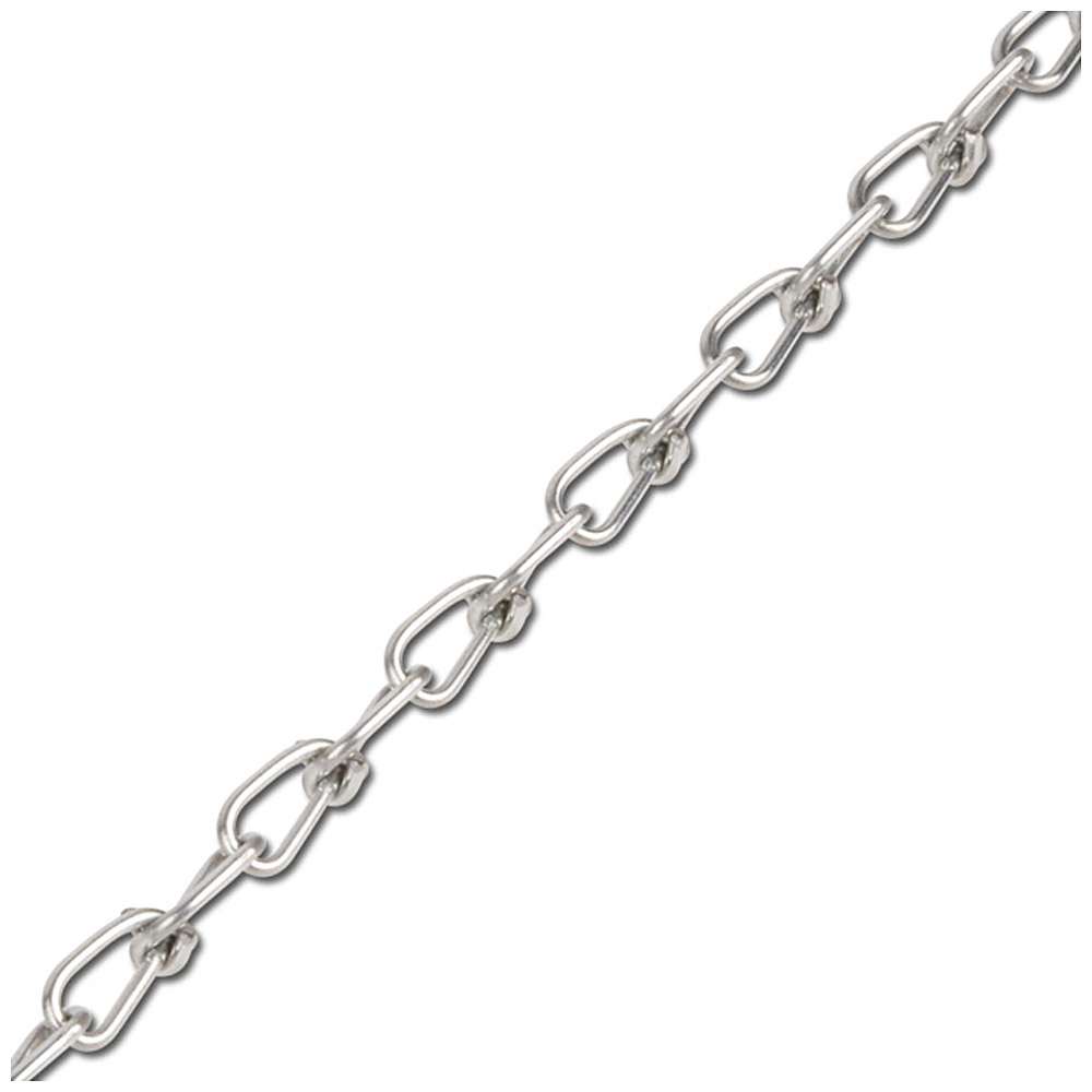 Knotted chain - DIN 5686 - rolls - galvanized