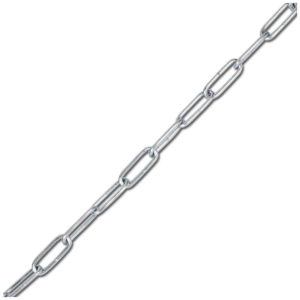 Steel chain - straight form C - rolls - galvanized