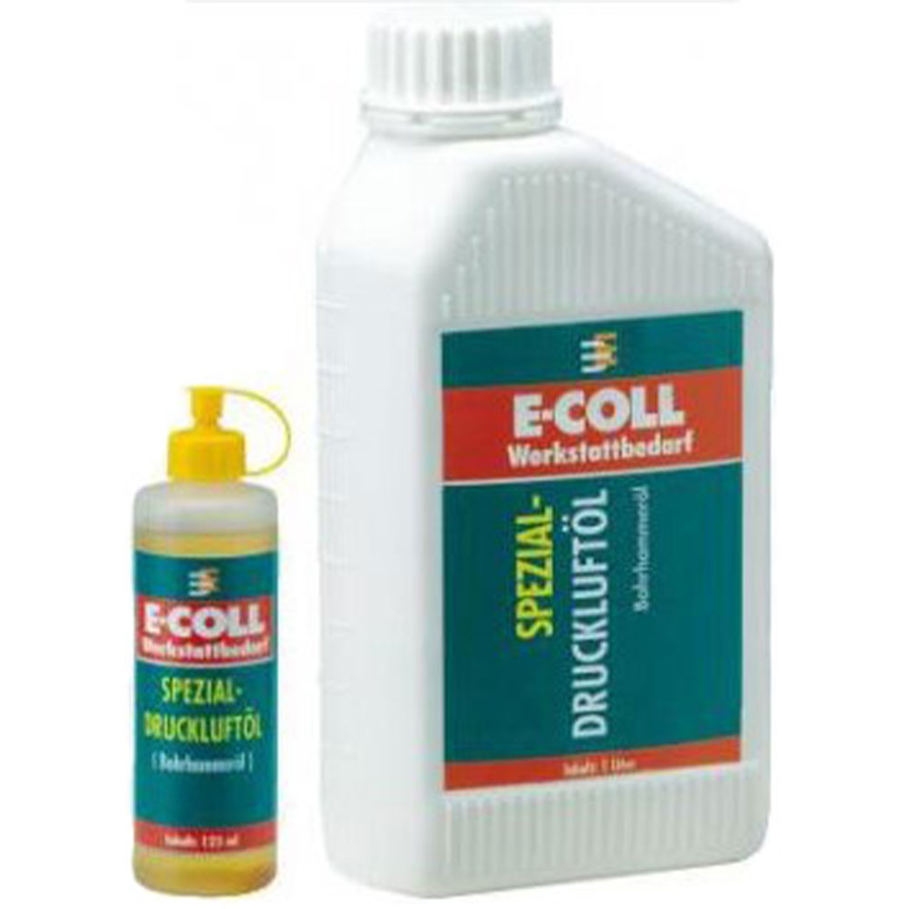 E-COLL Huile spéciale pour air comprimé - 125 ml/ 1 litre - lot de 20 - prix par lot