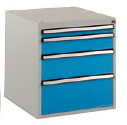 Drawer cabinet - 4 drawers - height 560 mm - width 500 mm - depth 580 mm - stati