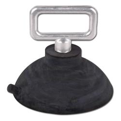 Solid rubber suction cup with handle for various loads