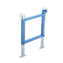 Support for light and small roller track - galvanized steel - height adjustable