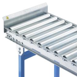Stop for light and small roller conveyors