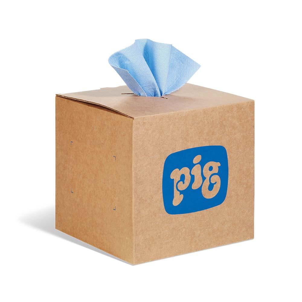 PIG® #40 Allzwecktücher - weiß oder blau - verschiedene Größen - Tücher oder perforierte Rolle - VE 225 bis 1008 Stück - Preis per VE