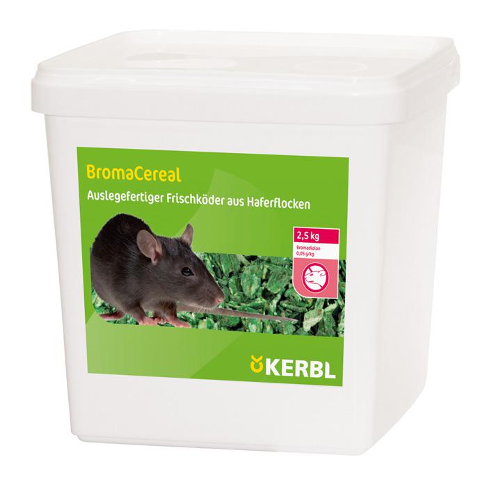 Rattenköder - Broma Cereal 50 - Bromadiolon - 500 g bis 10 Kg