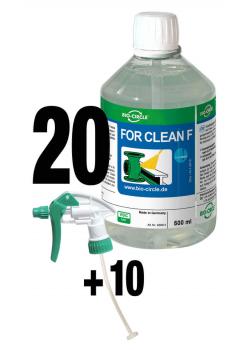 FOR CLEAN F - schaumarm - automatisch und manuell - 500 ml - VE 20 Stück - Preis per VE