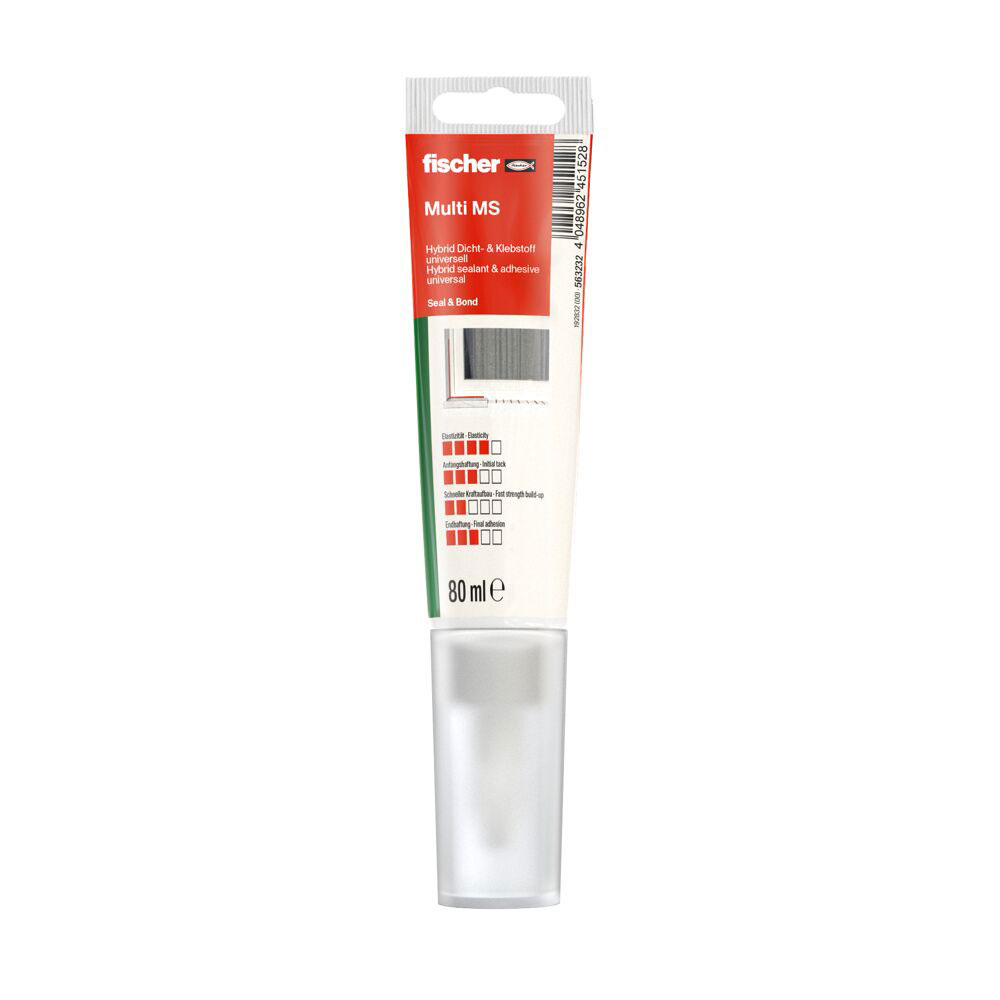 Construction adhesive Multi MS - color white, gray or black - content 80 to 290 ml