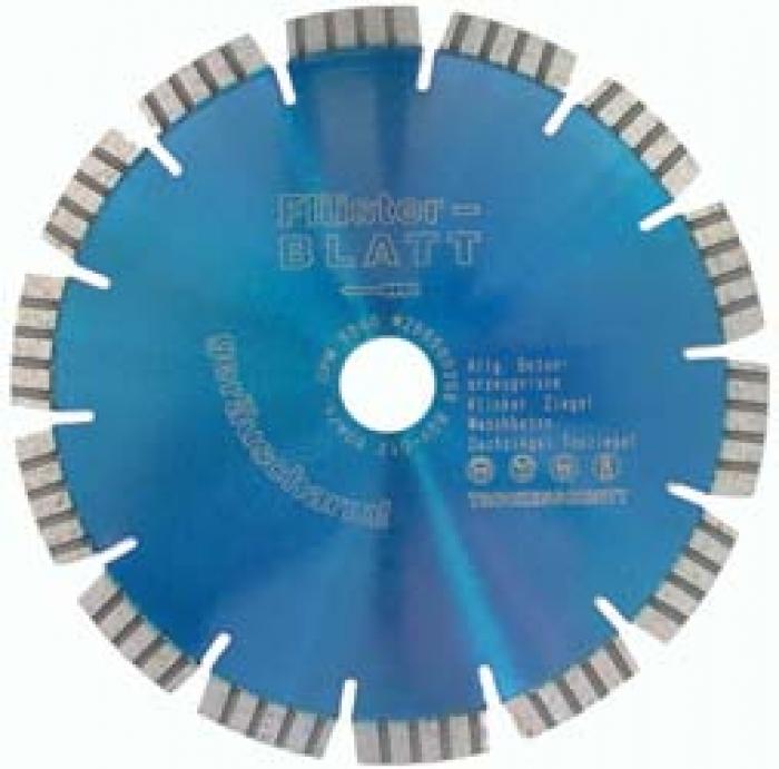 Diamant kappeskive - Premium - Betong - 115 til 350 mm diameter - 10mm segmentet høyde - Laser sveising - hviske ark - for vinkel - tørr skjæring