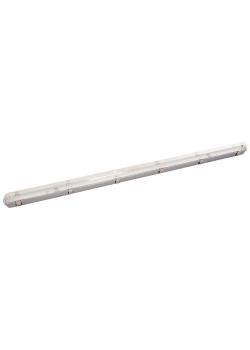 Diffusore impermeabile - per tubi LED - da 120 a 150 cm - plastica - incl. clip di montaggio in acciaio inox - DIN EN 60598-2-24 - prezzo per pezzo