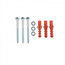 Festemateriale - galvanisert stål - for fleksible sperrestolper - VE 3 stk - pris pr VE