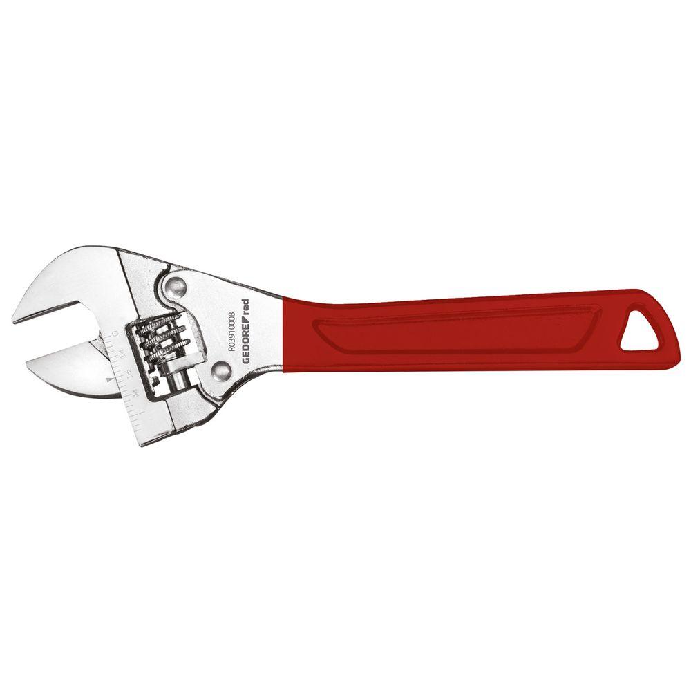 Gedore rød justerbar skiftenøkkel - med skralle - svensk modell - pris pr stk