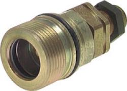 Quick Release Bulkhead Screw Coupling Pipe Connection - Galvanized Steel