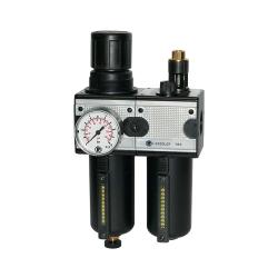 2-delad underhållsenhet - Multifix - G 1/4" till G 1" - flöde 1200 till 13500 l/min - filterfinhet 5 µm - BG 1 till 5 - pris per styck