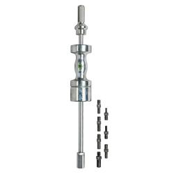 Bolt extractor - set with 7 threaded inserts - with impact hammer - price per set