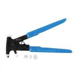 Balancing weight pliers - length 225 mm - with insulated handles - for glued weights