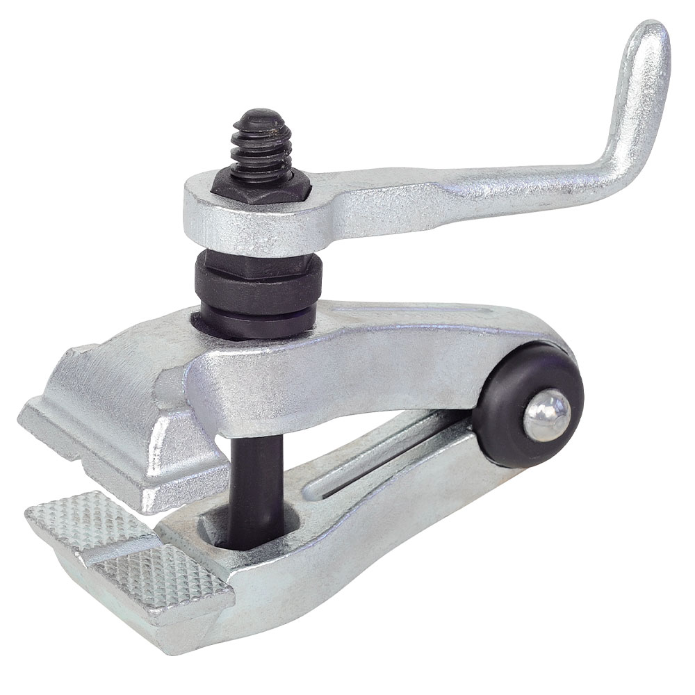 Clamping clamp - steel - for heavy-duty use - Clamping width up to 60 mm - Jaw width 65 to 90 mm - Length 160 to 250 mm - Price per piece