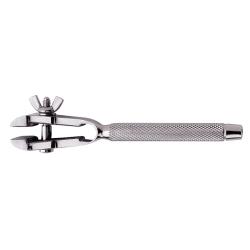 Clamping clamps - steel - for precision work - wide or pointed jaws - clamping width up to 7 mm - jaw width 16 to 20 mm - price per piece
