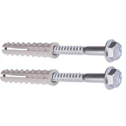 Key screw set - 2 screws + 2 dowels - for sign "Sichtflex" - price per set