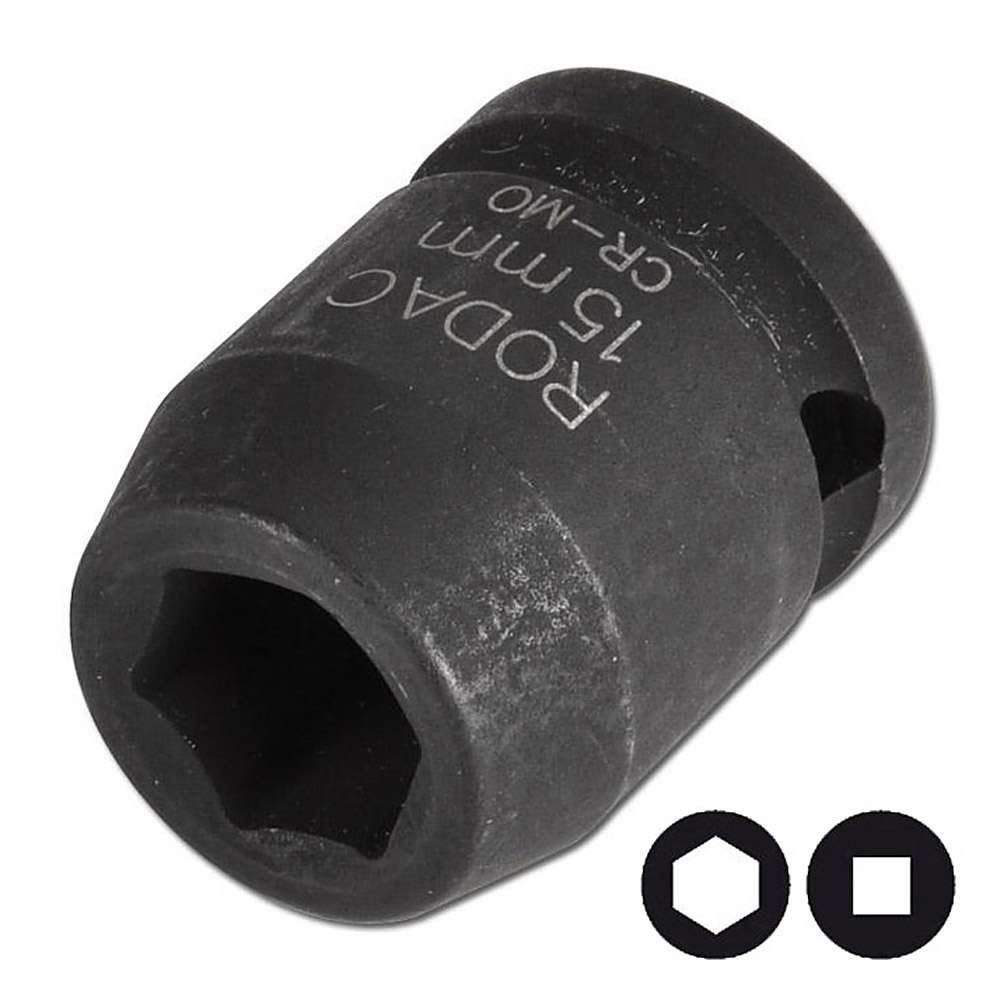 Sockets RODAC - 1/2 "- kort - 8 mm til 32 mm