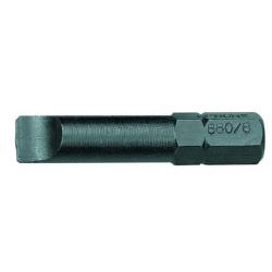 Skruvbits - utvändig 6-kant 5/16″ - för spårskruv - skärbredd 7,0 mm - bladtjocklek 1,2 mm