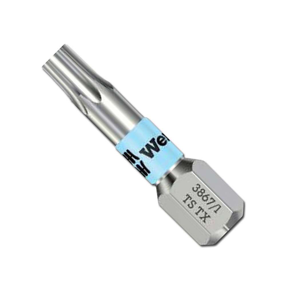Bits 1/4 "- TORX - T8 to T40 - Stainless - Wera